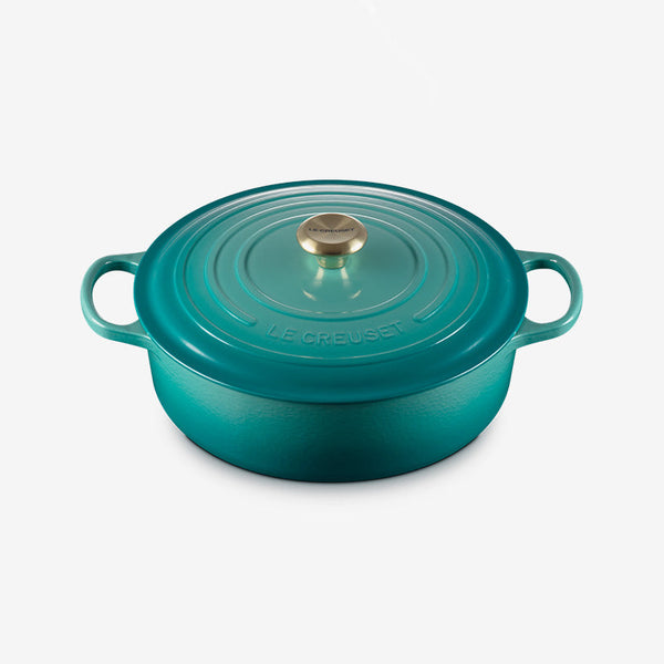 Le Creuset | Shallow Cast Iron Dutch Oven - Round – Maison Lipari