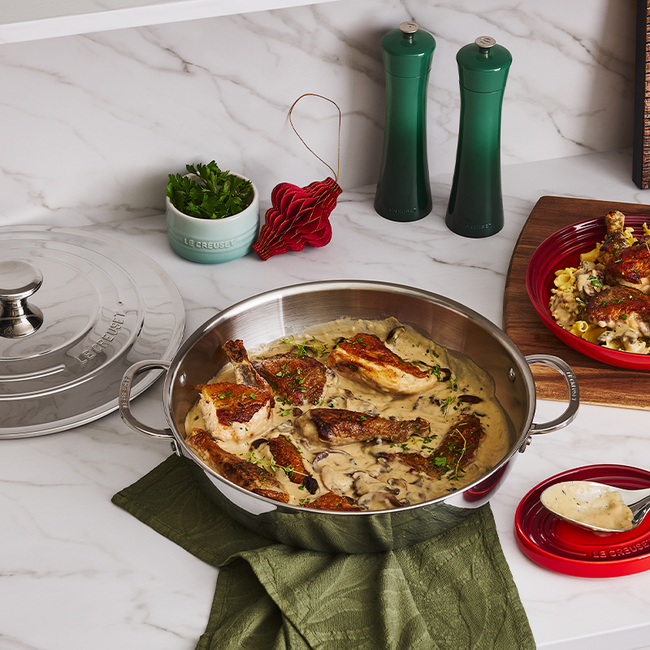 Le Creuset | Stainless Steel Braiser with Lid