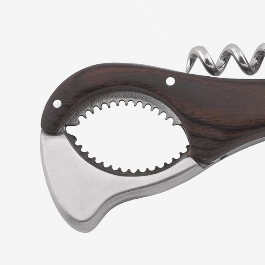 Legnoart | Bollicine Wine Lover's 4-in-1 Corkscrew & Stopper Set