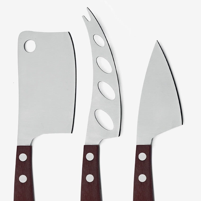 Legnoart | Latte Vivo Cheese Knife Set - Stainless Steel