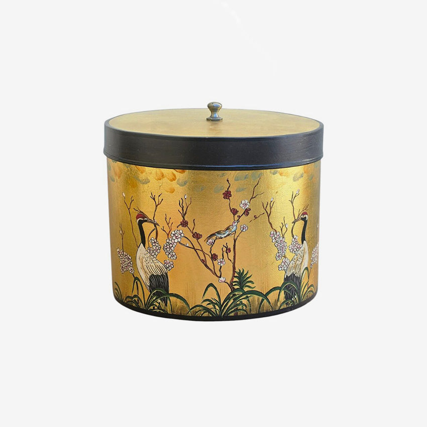 Les Ottomans | Hand-Painted Gold Iron Box