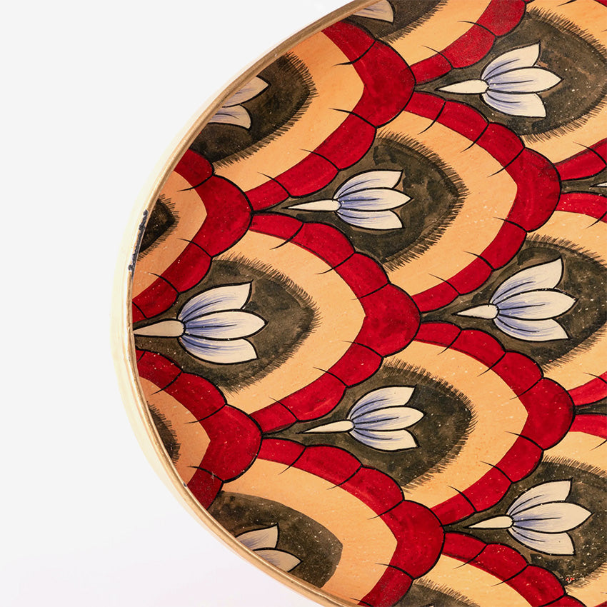 Les Ottomans | Ikat Hand-Painted Iron Tray