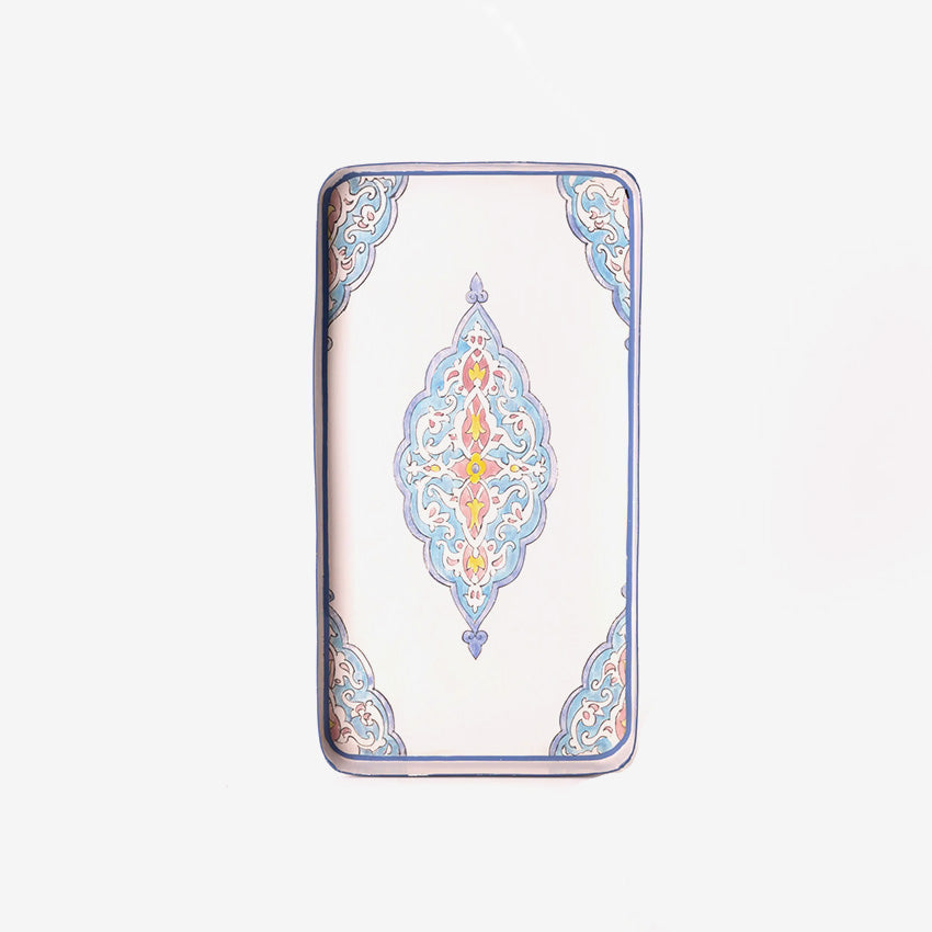 Les Ottomans | Persia Hand-Painted Iron Tray