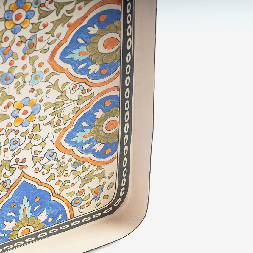 Les Ottomans | Persia Hand-Painted Iron Tray
