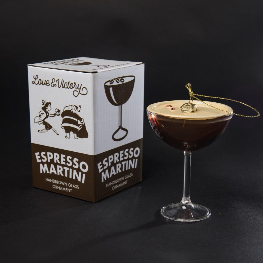 Love & Victory | Espresso Martini Cocktail Ornament