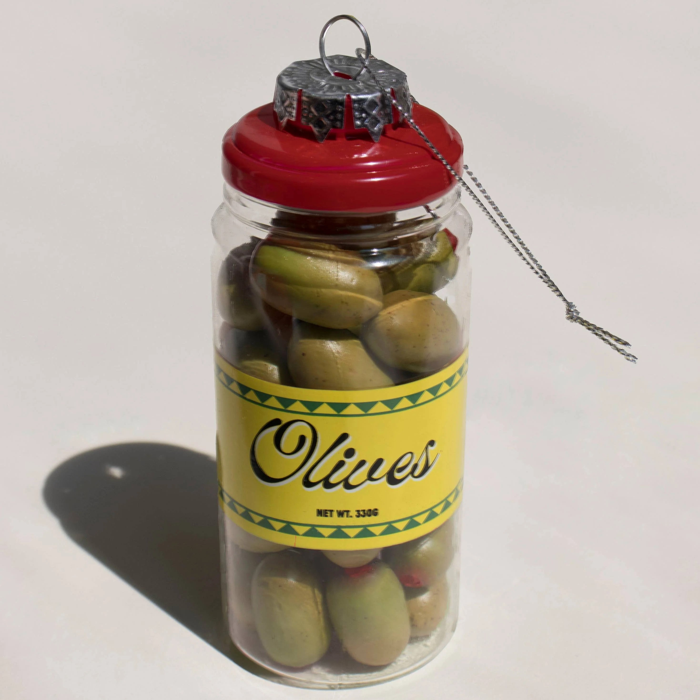Amour et Victoire | Ornement en forme de bocal à olives
