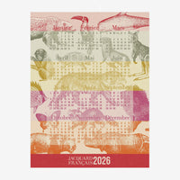 Le Jacquard Français | Calendrier 2026 Tea Towel