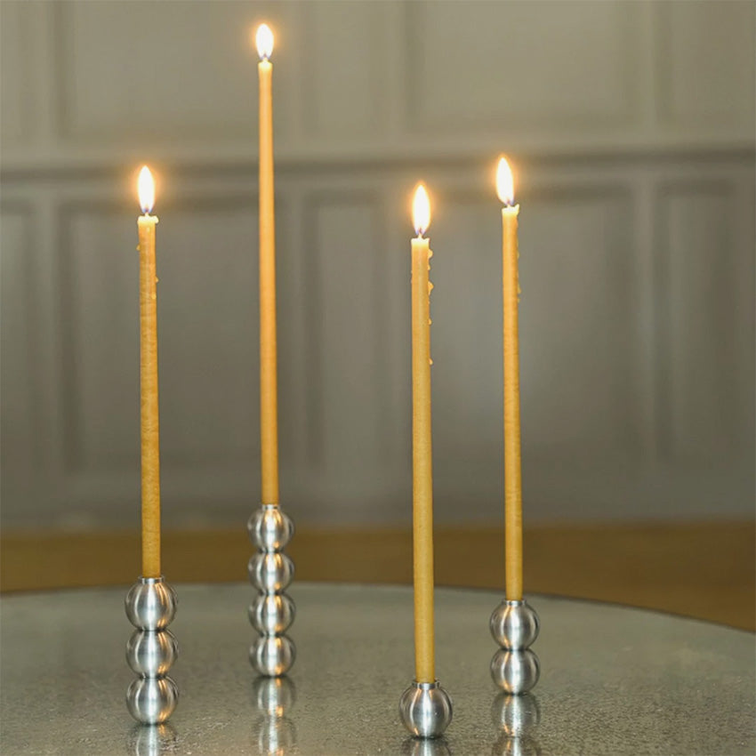 Maison Pechavy | Gemmes Stainless Steel Candleholders
