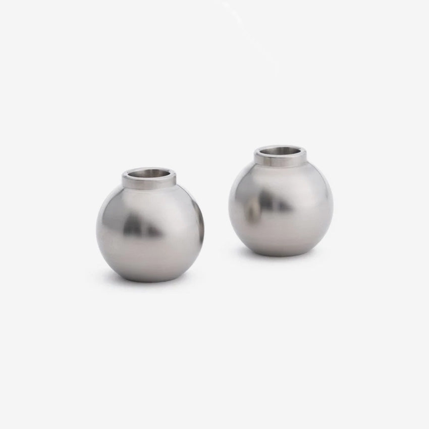 Maison Pechavy | Gemmes Stainless Steel Candleholders