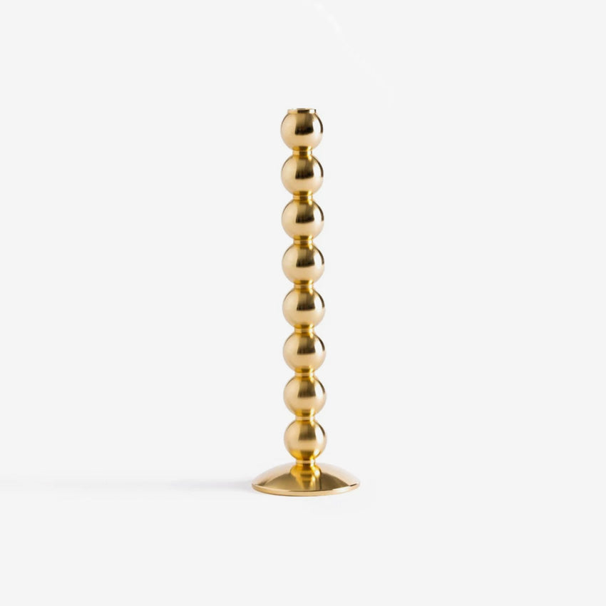 Maison Pechavy | Perles Brass Candleholder