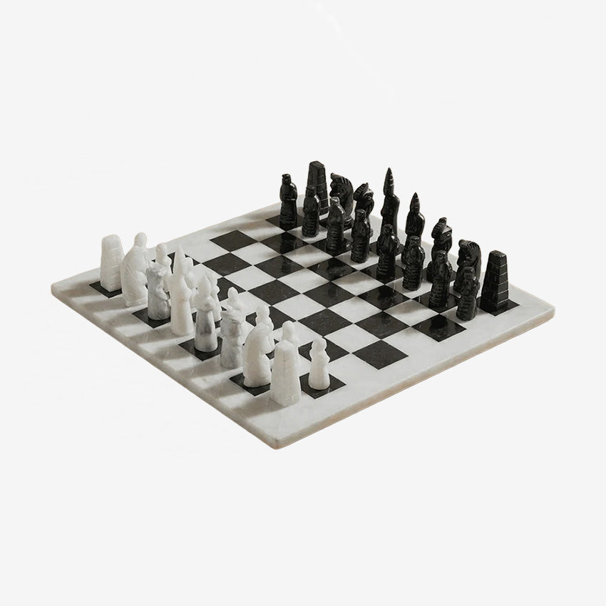 Marble Cultures | Japanese Inspired Marble Chess Set