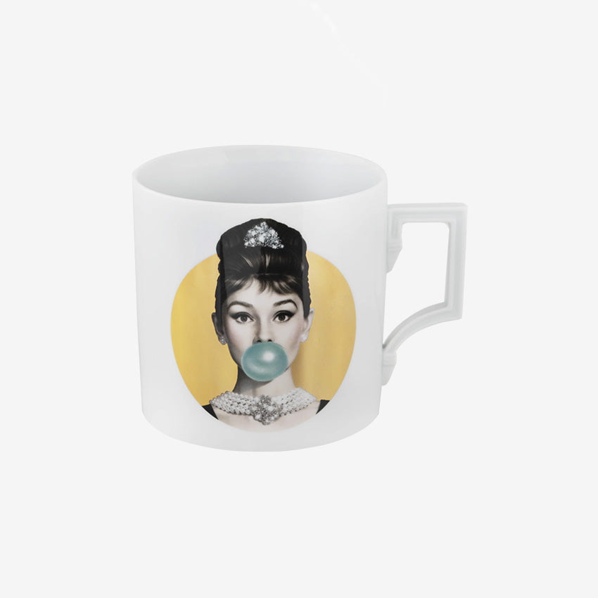 Meissen | Legends Blowing Bubbles Mug - Audrey Hepburn