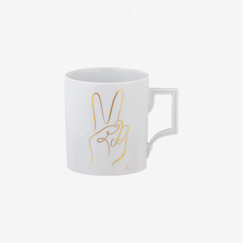 Meissen | Mug - Peace Hand