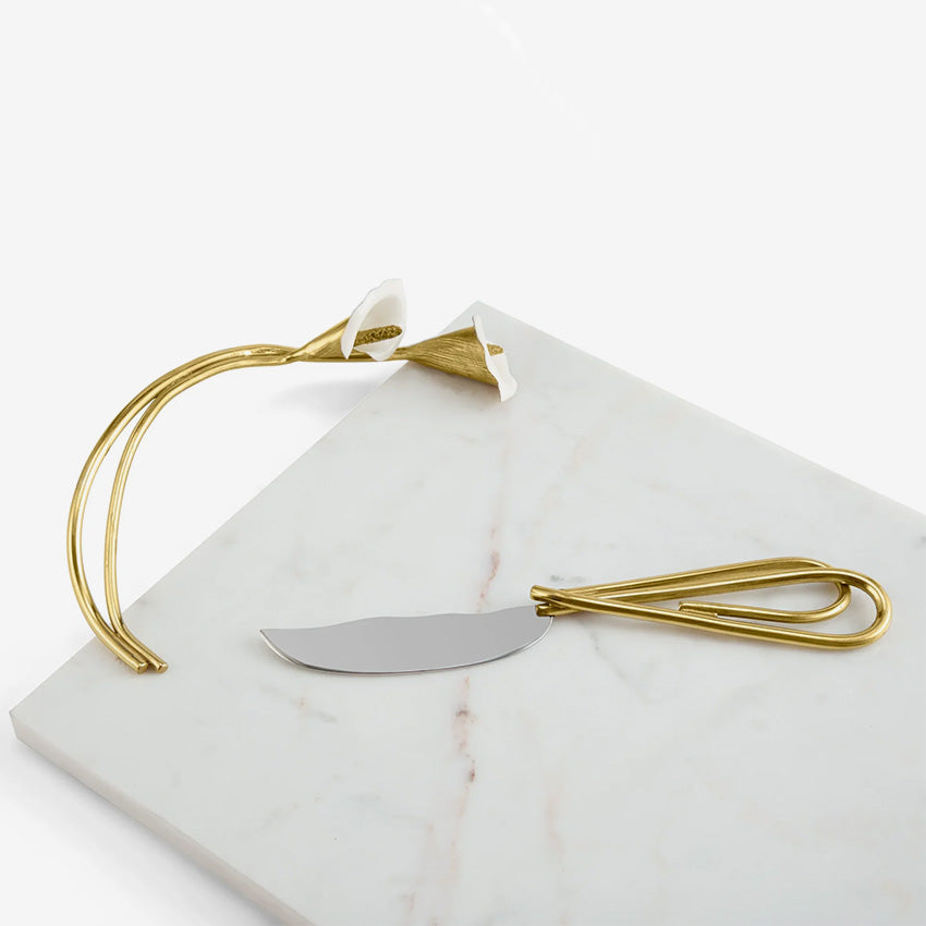 Michael Aram | Calla Lily Cheese Board with Knife