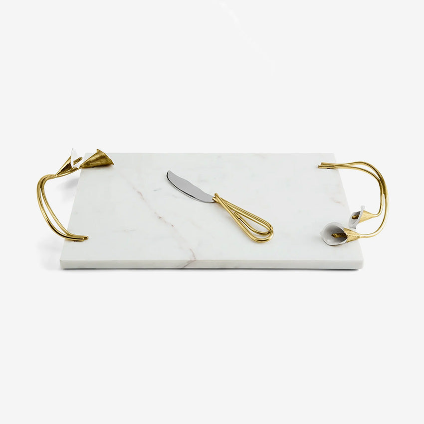 Michael Aram | Calla Lily Cheese Board with Knife