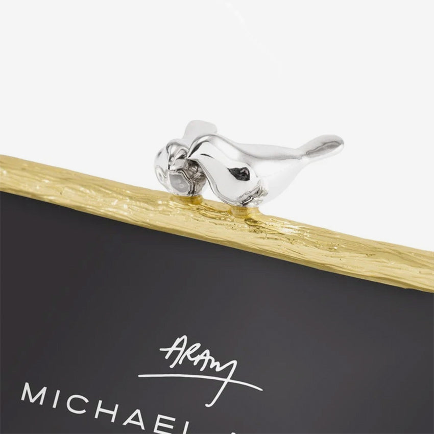 Michael Aram | Cadre Lovebirds Argent et Or