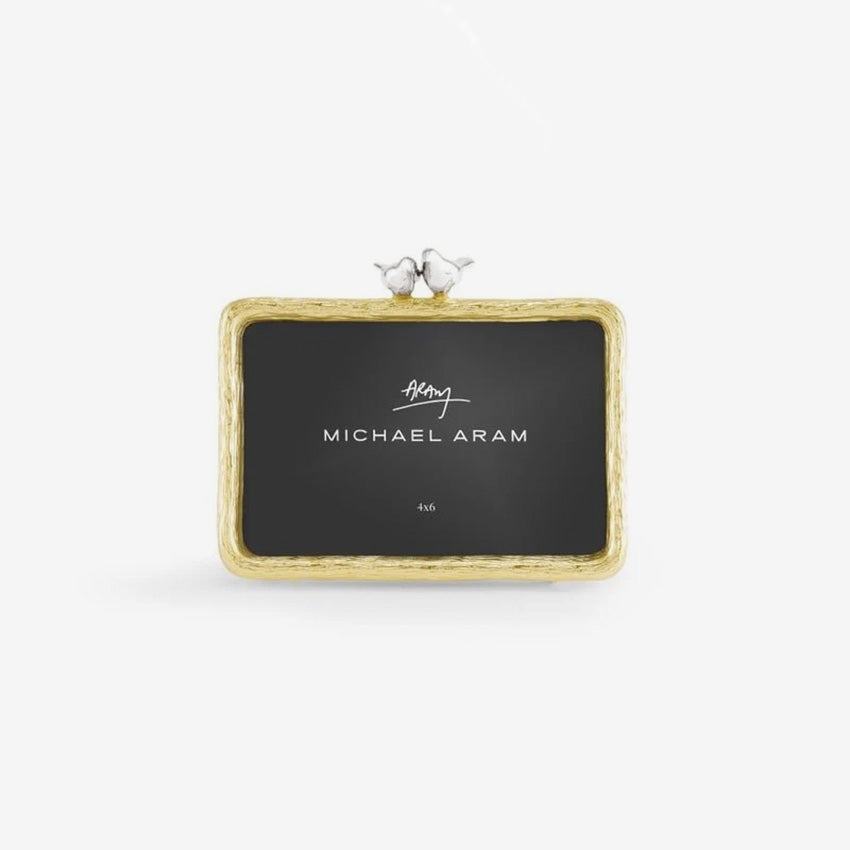 Michael Aram | Cadre Lovebirds Argent et Or