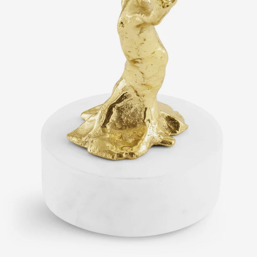 Michael Aram | Lovebirds Silver & Gold Candelabra