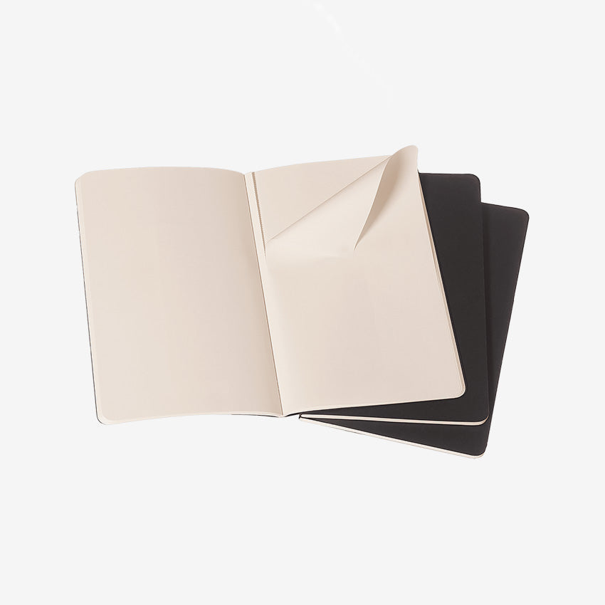Moleskine | Cahier Journal – ensemble de 3 – couverture souple