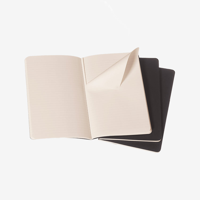 Moleskine | Cahier Journal – ensemble de 3 – couverture souple