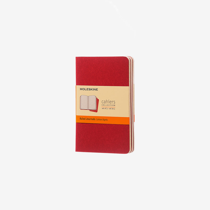 Moleskine | Cahier Journal – ensemble de 3 – couverture souple