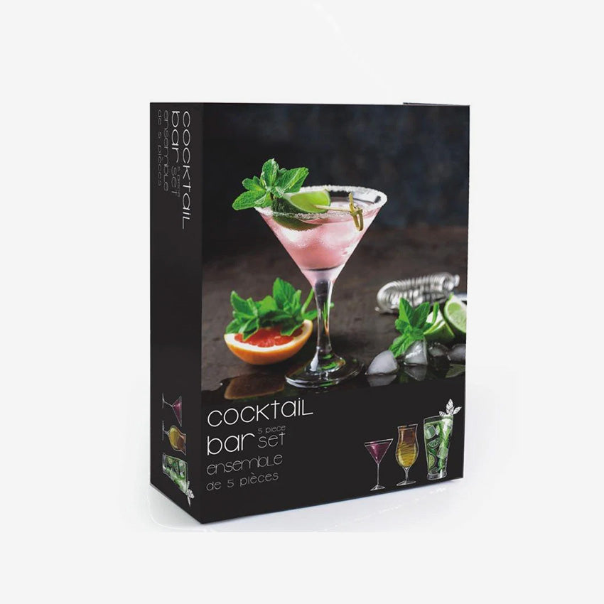 Natural Living | Opera Boston Cocktail Shaker Set - 5 Pieces
