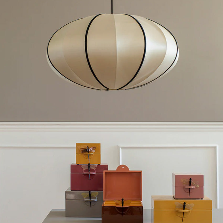 Oi Soi Oi | 100% Silk Lampshade Pendant - Pumpkin