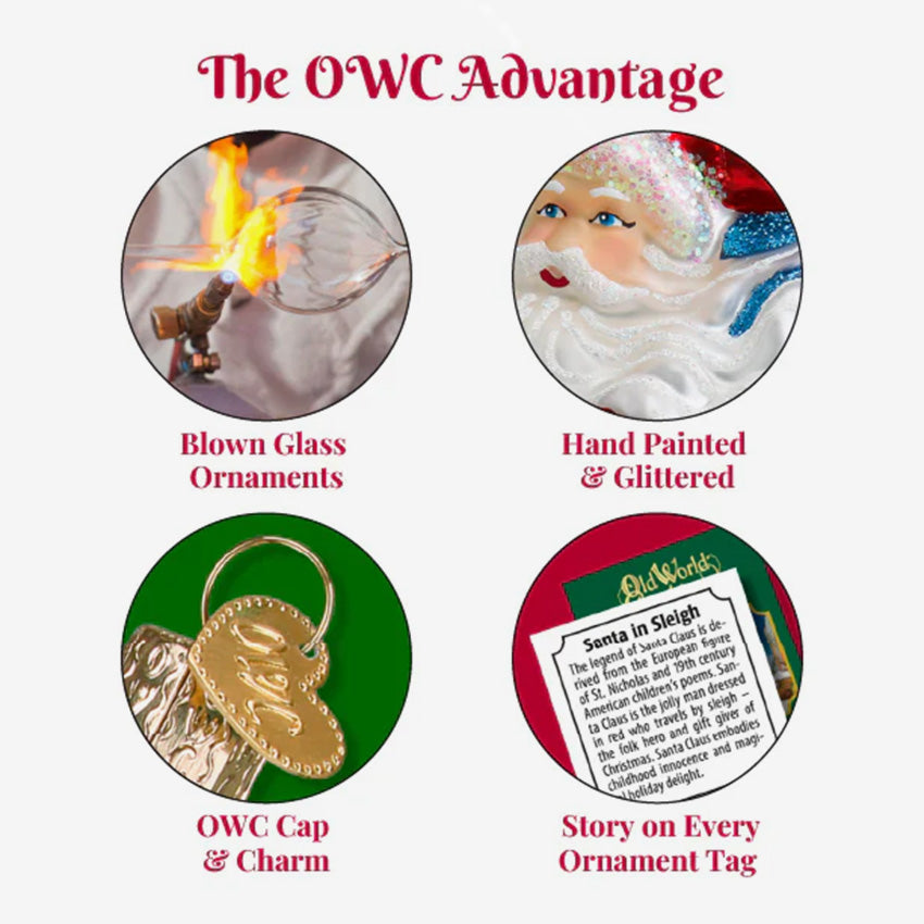 Old World Christmas | Blown Glass Ornament - Christmas Classic TV