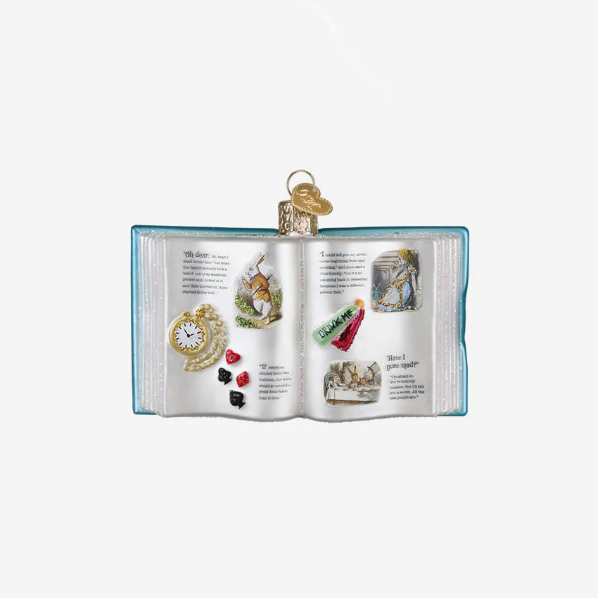 Old World Christmas | Blown Glass Ornament - Alice's Adventures In Wonderland