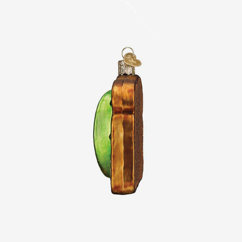 Old World Christmas | Blown Glass Ornament - Avocado Toast