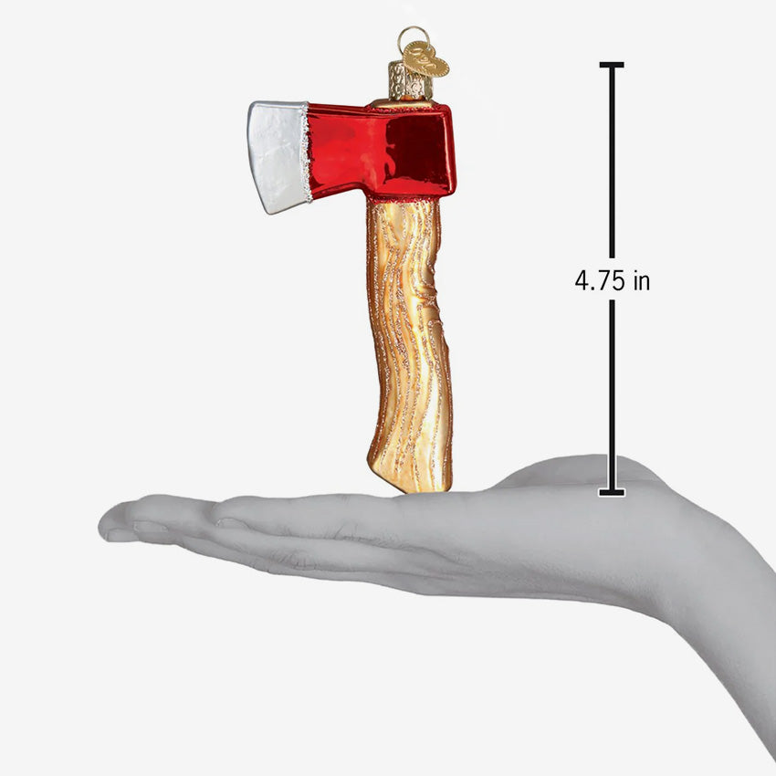 Old World Christmas | Blown Glass Ornament - Axe