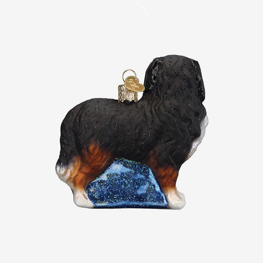 Old World Christmas | Blown Glass Ornament - Bernese Mountain Dog
