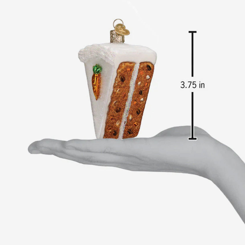 Old World Christmas | Blown Glass Ornament - Carrot Cake