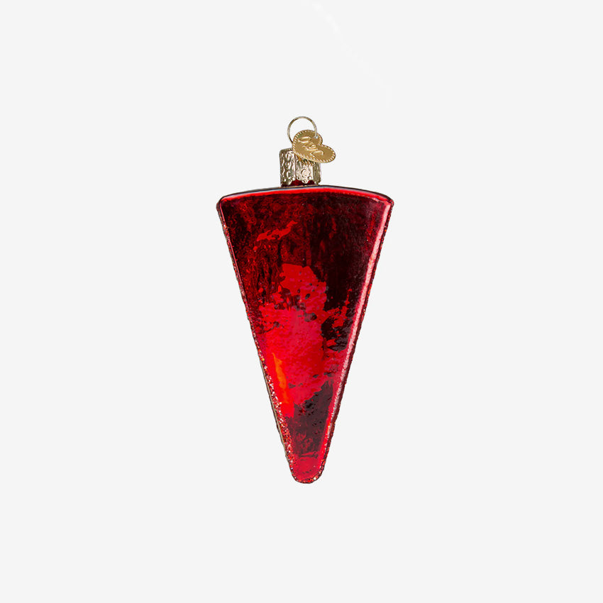 Old World Christmas | Blown Glass Ornament - Cheese Wedge