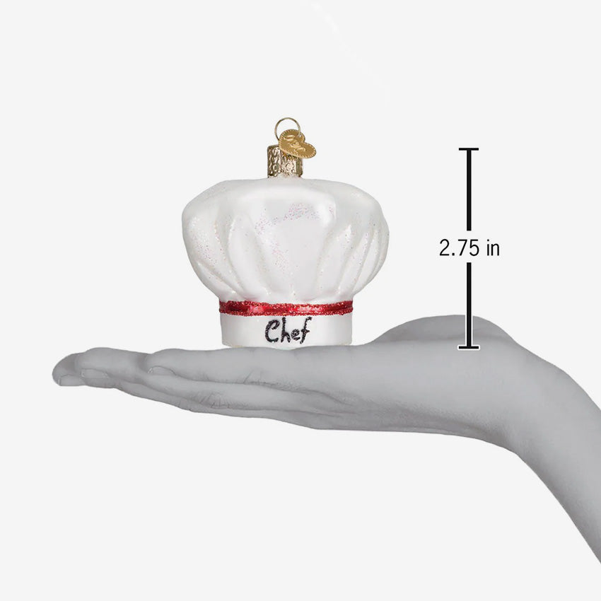 Old World Christmas | Blown Glass Ornament - Chef's Hat