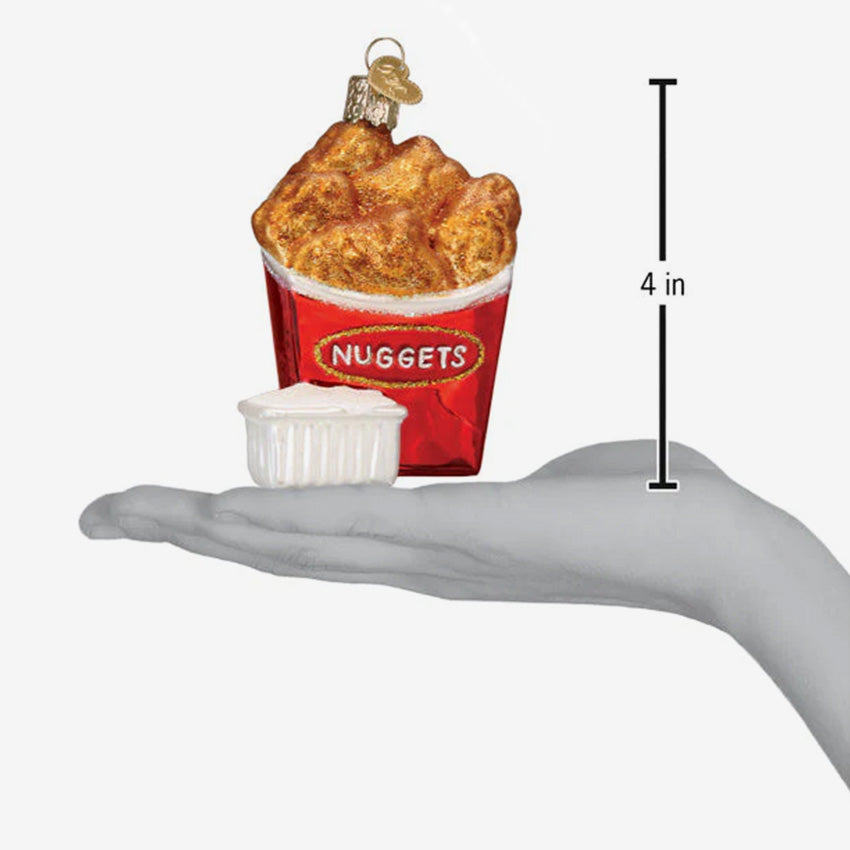 Old World Christmas | Blown Glass Ornament - Chicken Nuggets