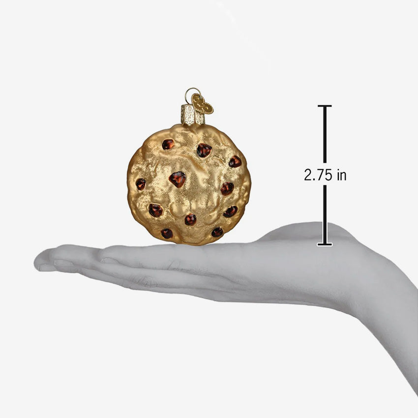 Old World Christmas | Blown Glass Ornament - Chocolate Chip Cookie