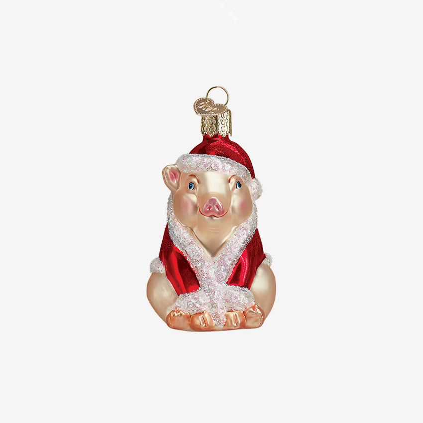 Old World Christmas | Blown Glass Ornament - Christmas Ham