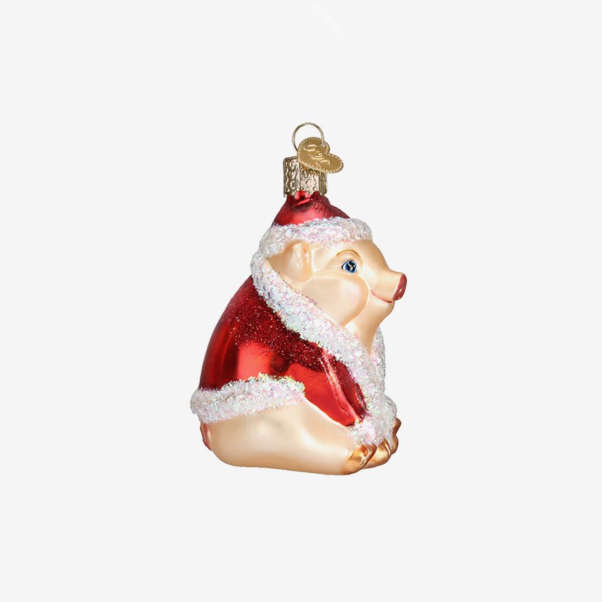 Old World Christmas | Blown Glass Ornament - Christmas Ham