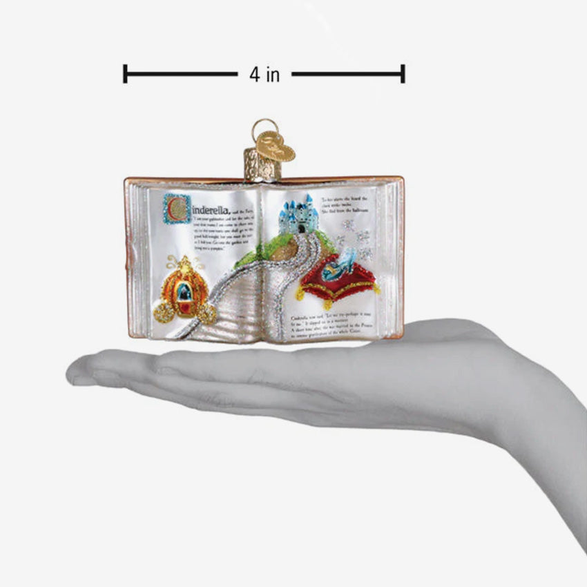 Old World Christmas | Blown Glass Ornament - Cinderella Book