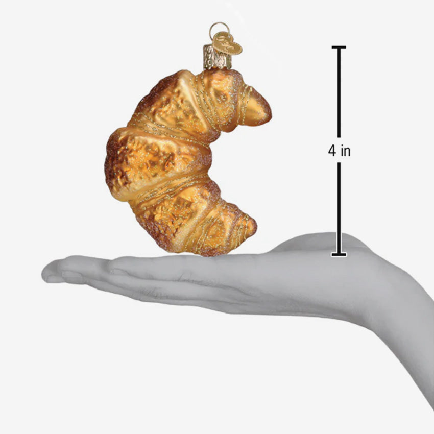 Old World Christmas | Blown Glass Ornament - Croissant