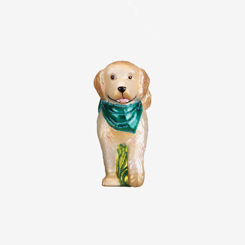 Old World Christmas | Blown Glass Ornament - Doodle Dog