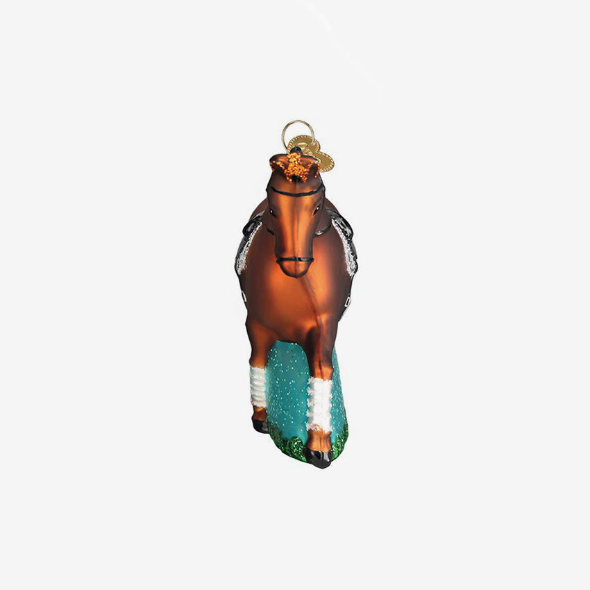 Old World Christmas | Blown Glass Ornament - Dressage Horse
