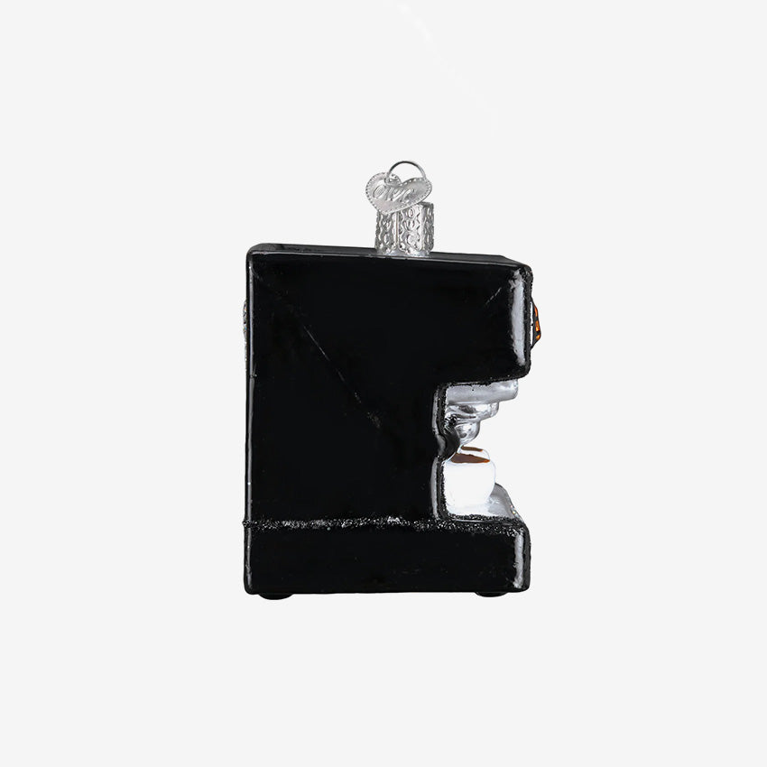 Old World Christmas | Blown Glass Ornament - Espresso Machine