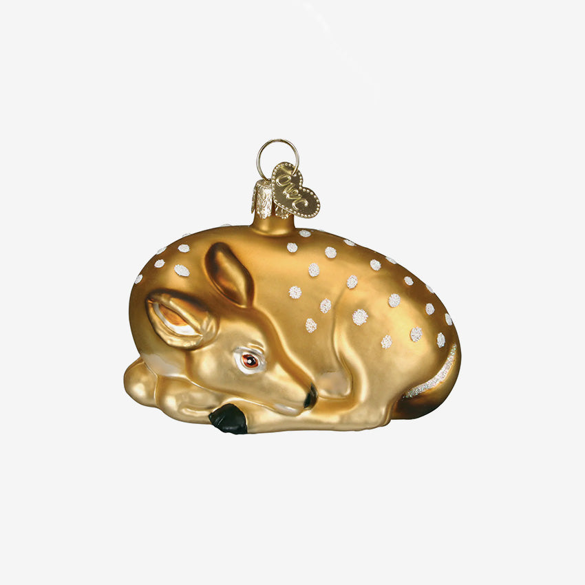 Old World Christmas | Blown Glass Ornament - Fawn