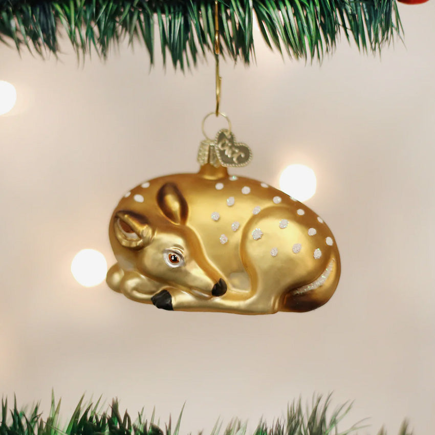 Old World Christmas | Blown Glass Ornament - Fawn