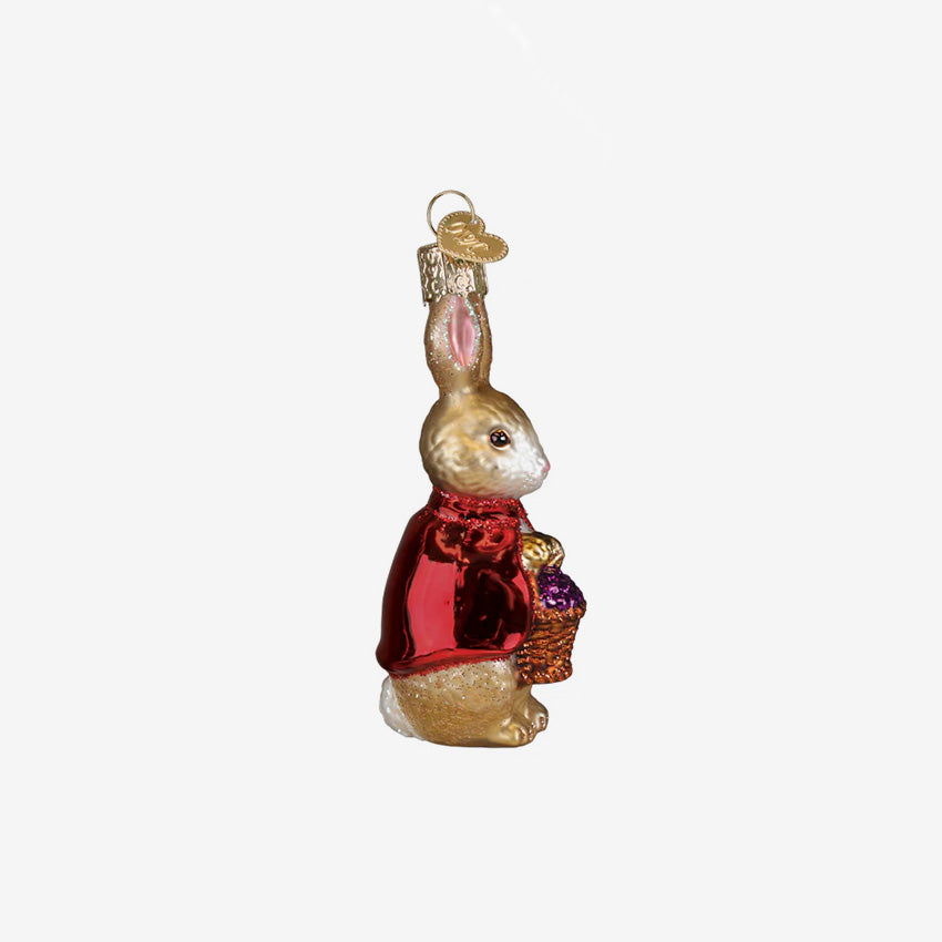 Old World Christmas | Blown Glass Ornament - Flopsy Bunny