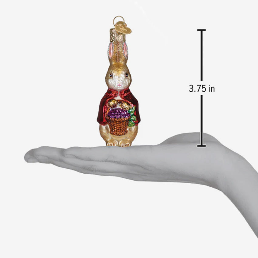 Old World Christmas | Blown Glass Ornament - Flopsy Bunny