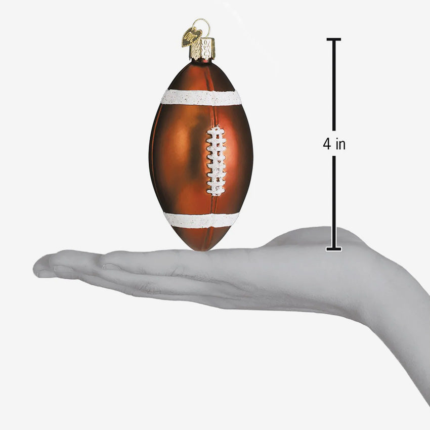 Old World Christmas | Blown Glass Ornament - Football