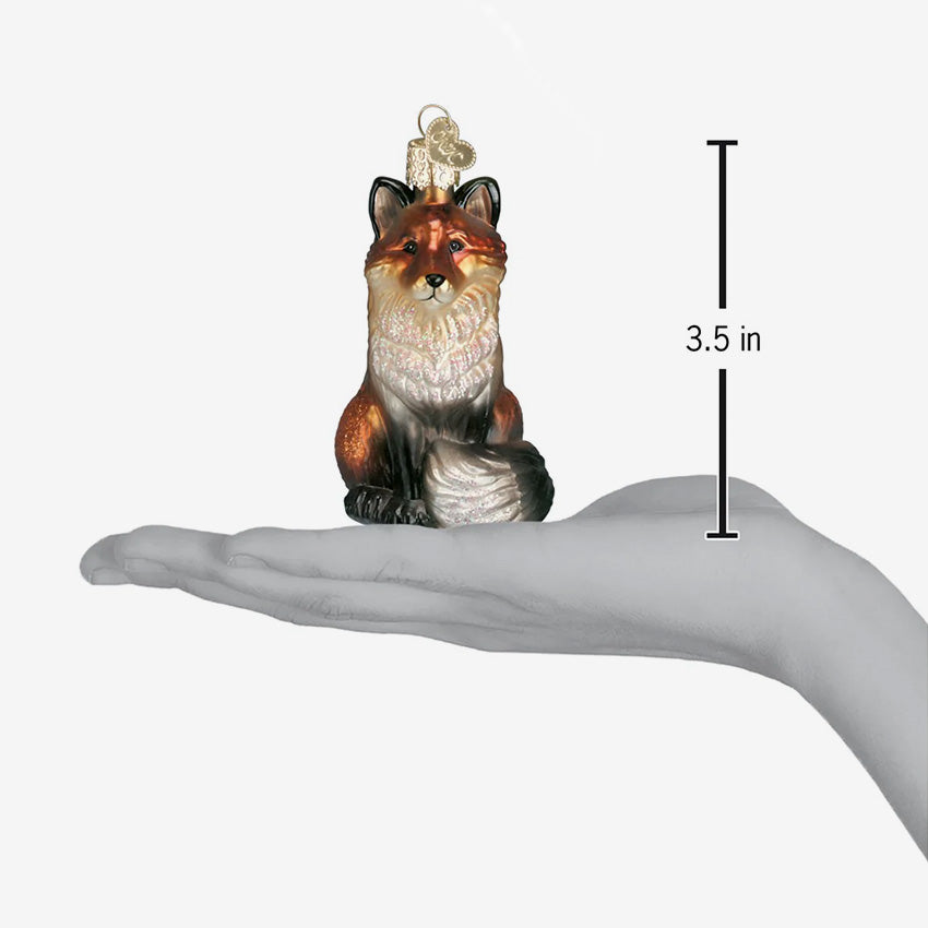 Old World Christmas | Blown Glass Ornament - Fox